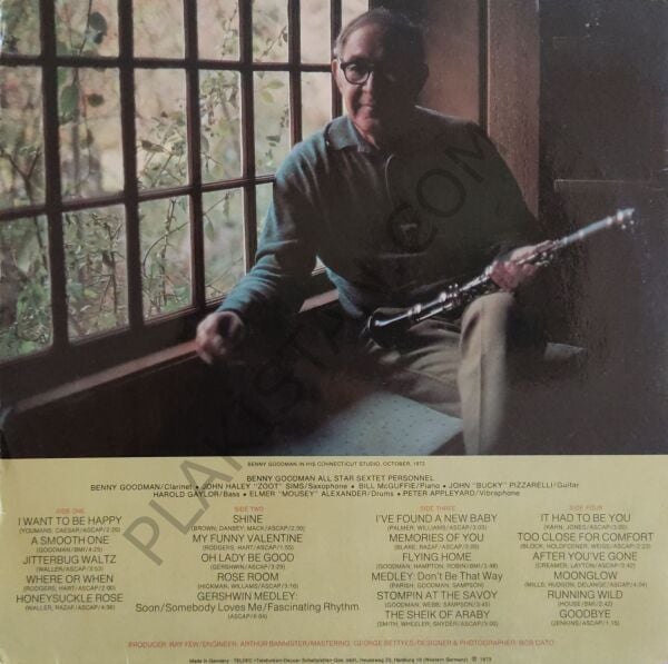 On Stage Benny Goodman And His Sextet Double LP PLAK
