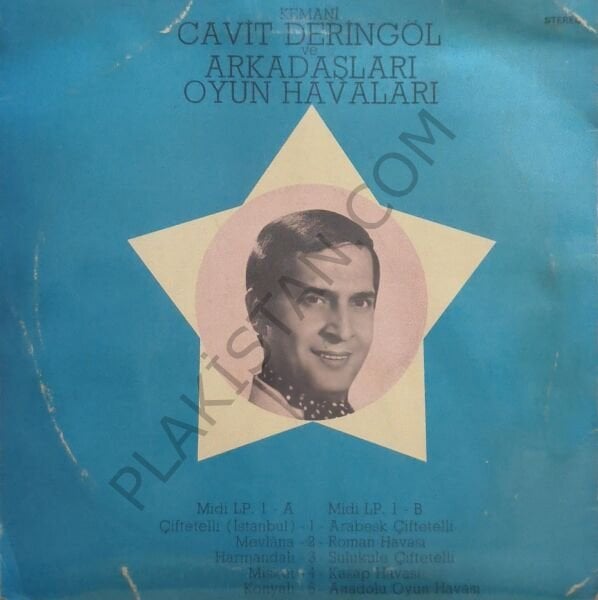 Cavit Deringöl ve arkadaşları & oyun havaları MİDİ LP PLAK
