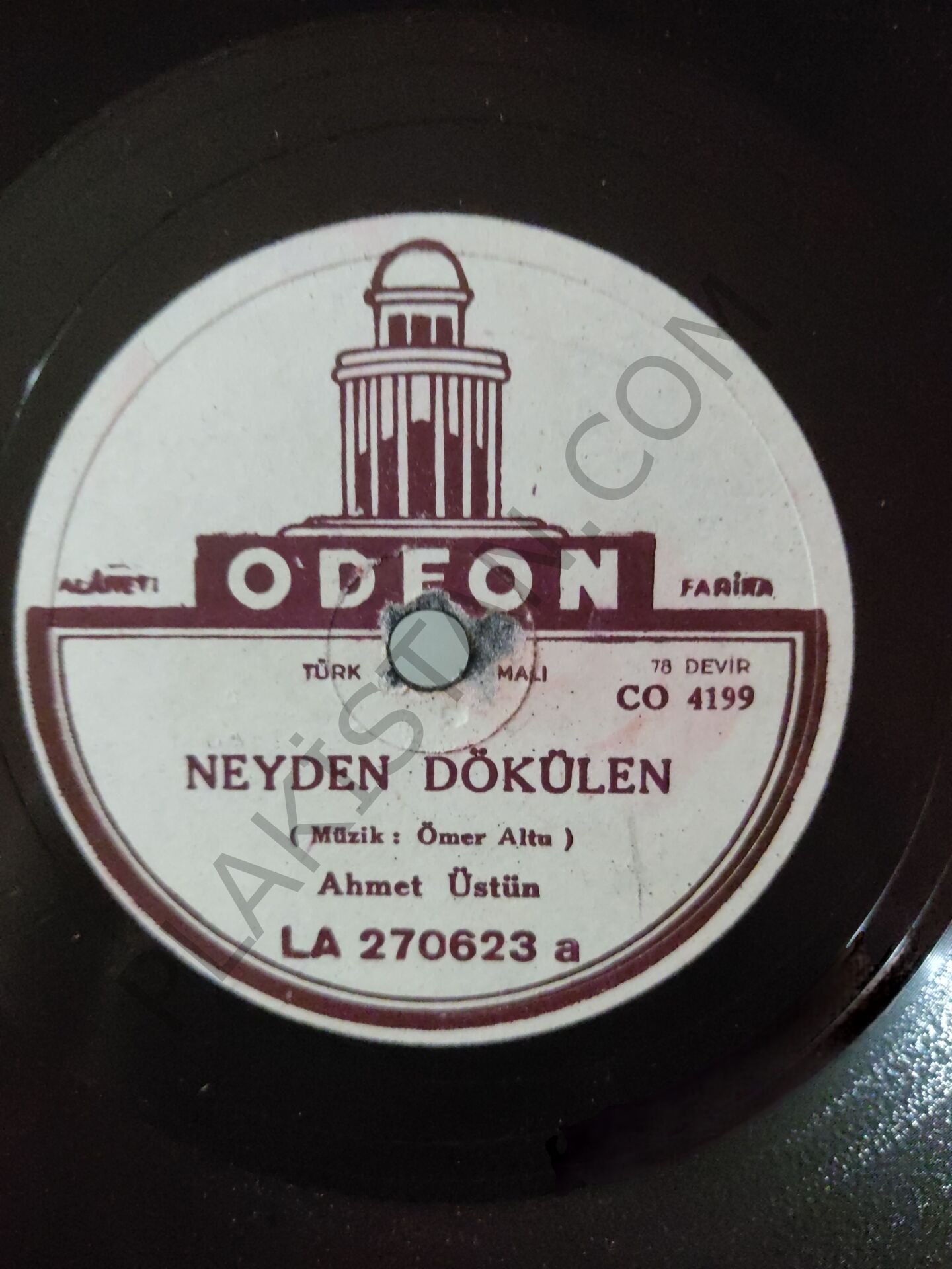 Ahmet Üstün - Neyden Dökülen - 78 devir taş plak