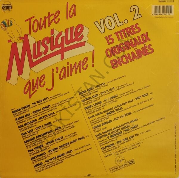 Toute La Musique Que J'aime ! Vol. 2 - LP PLAK