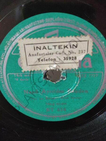Neş'ecan - Canım Benim Gülüm Benim - 78 devir taş plak