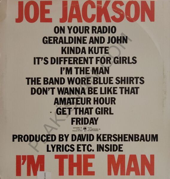Joe Jackson - I'm The Man LP PLAK