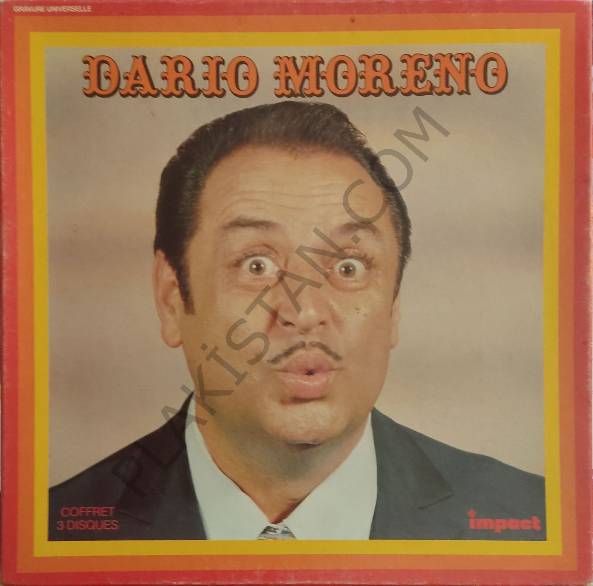 Dario Moreno – Coffret 3 LP PLAK ( BOXS SET )