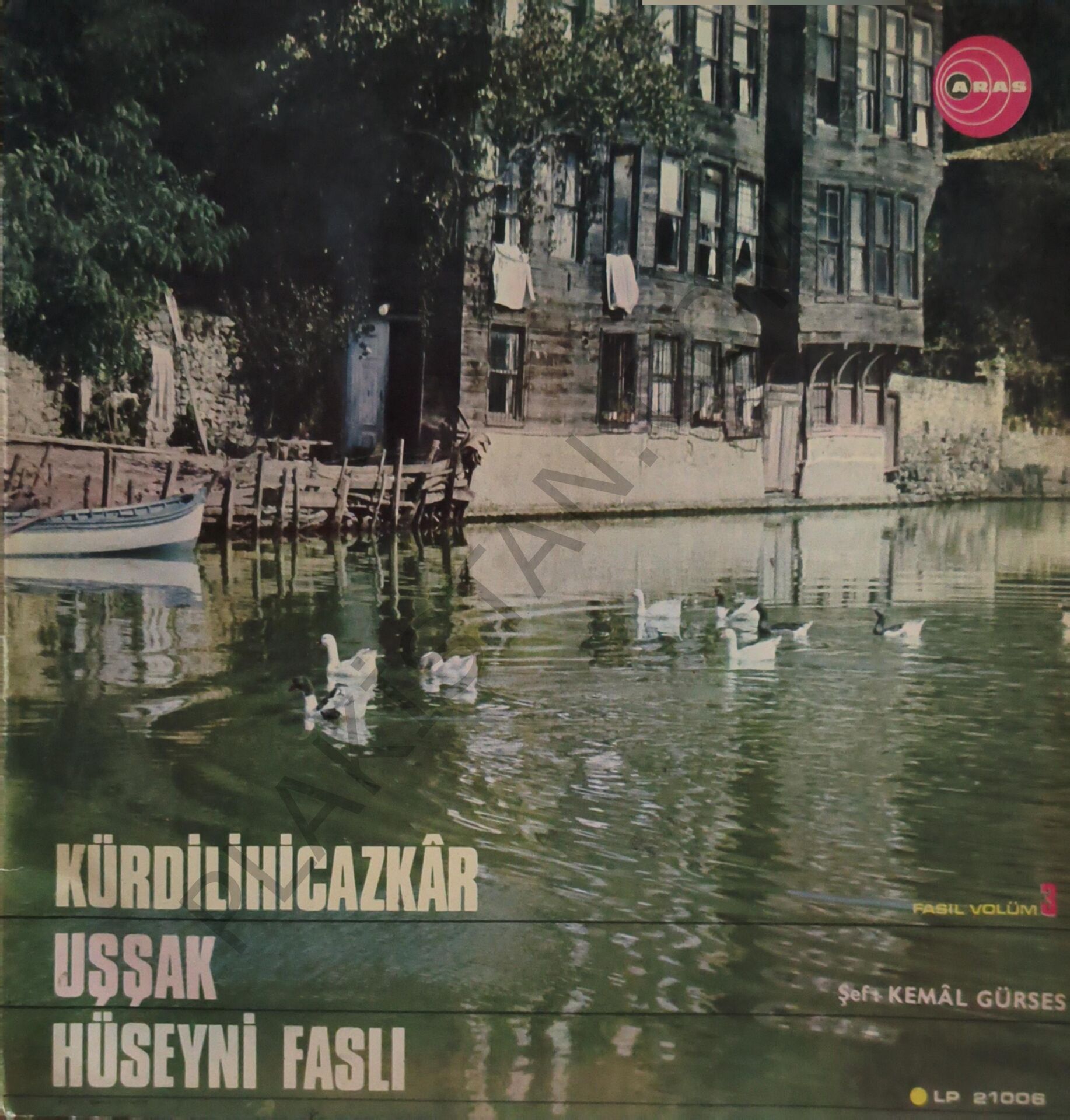 Kemâl Gürses &  Kürdilihicazkâr Uşşak Hüseyni Faslı Volüm 3 LP PLAK