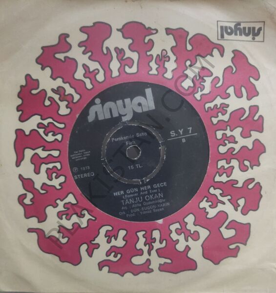 Tanju Okan Ben Ağlarken Gülümserim 45 LİK PLAK