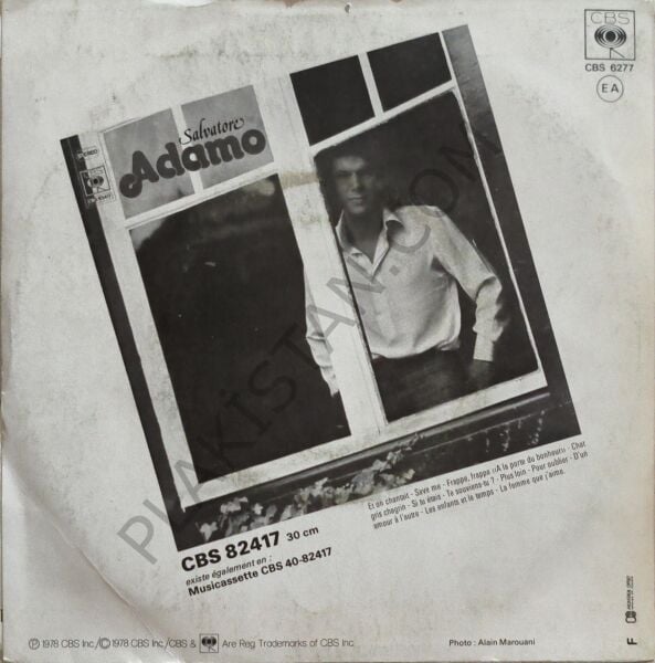 Salvatore Adamo* – Mes Belles Erreurs 45 LİK PLAK