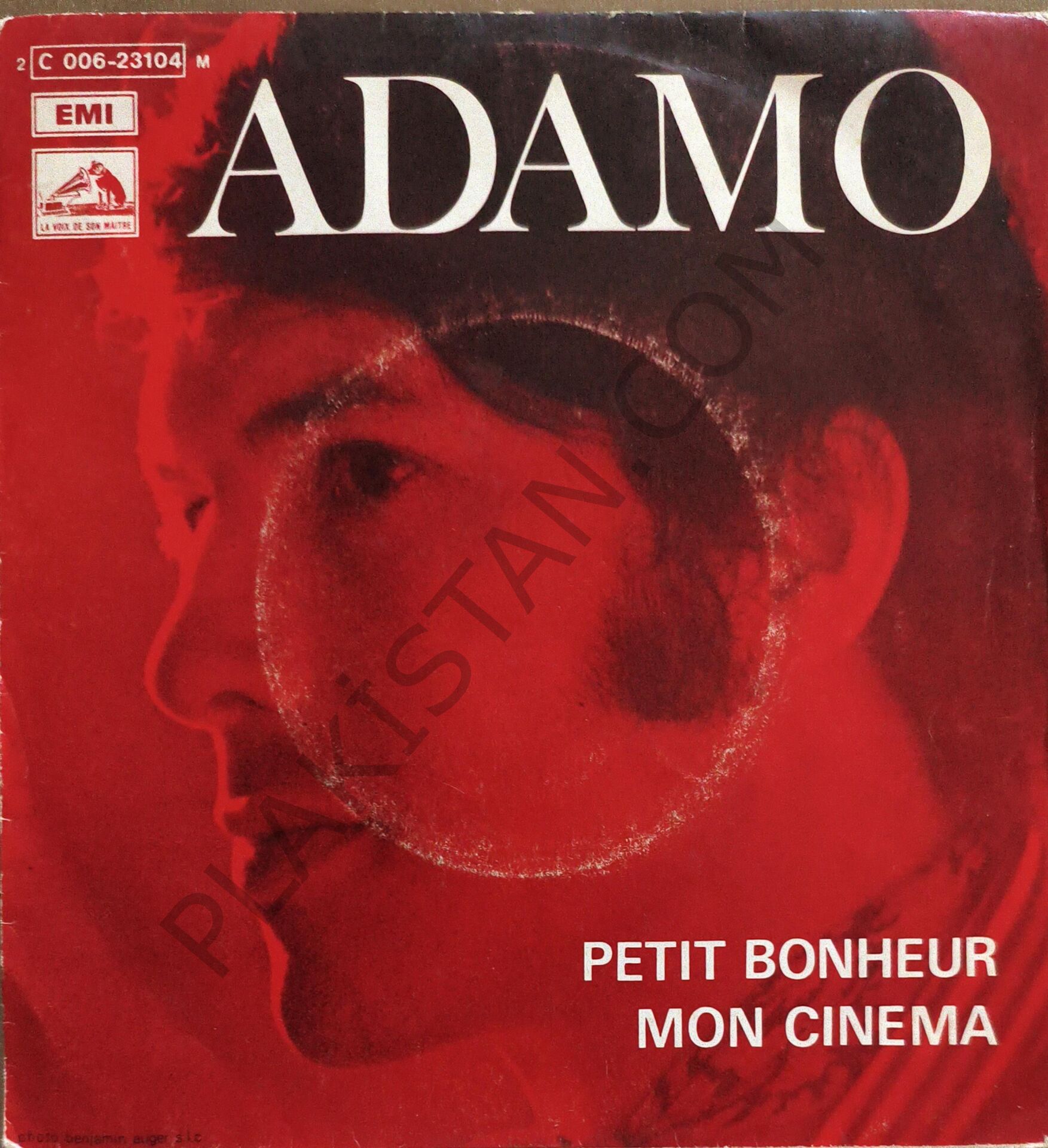 ADAMO PETIT BONHEUR MON CINEMA 45 LİK PLAK