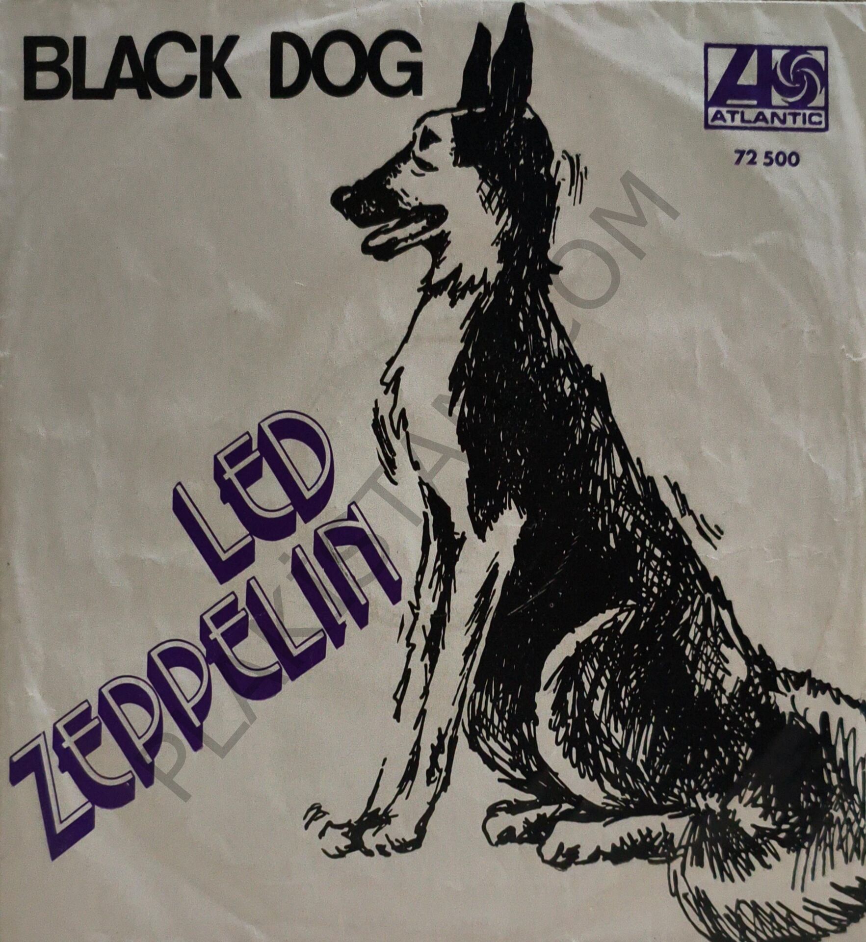 Led Zeppelin & Black Dog 45 LİK PLAK