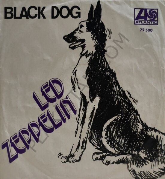 Led Zeppelin & Black Dog 45 LİK PLAK