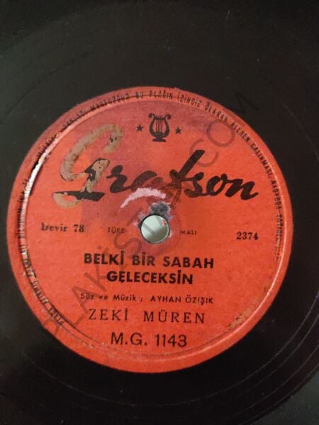 Zeki Müren - İnanmam Artık Sana - 78 devir taş plak