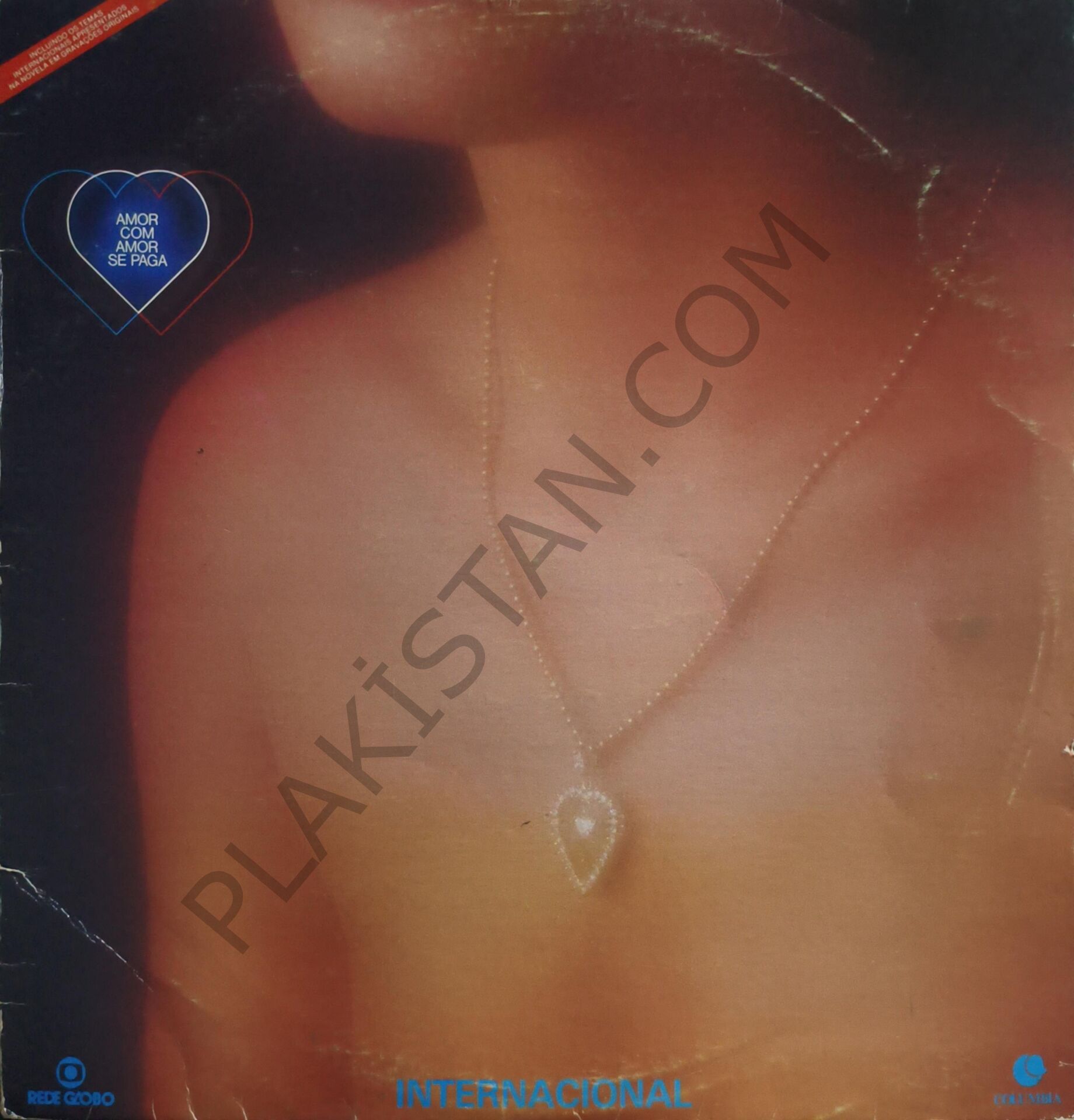 Amor com amor se paga &  Trilha Sonora da Novela LP PLAK