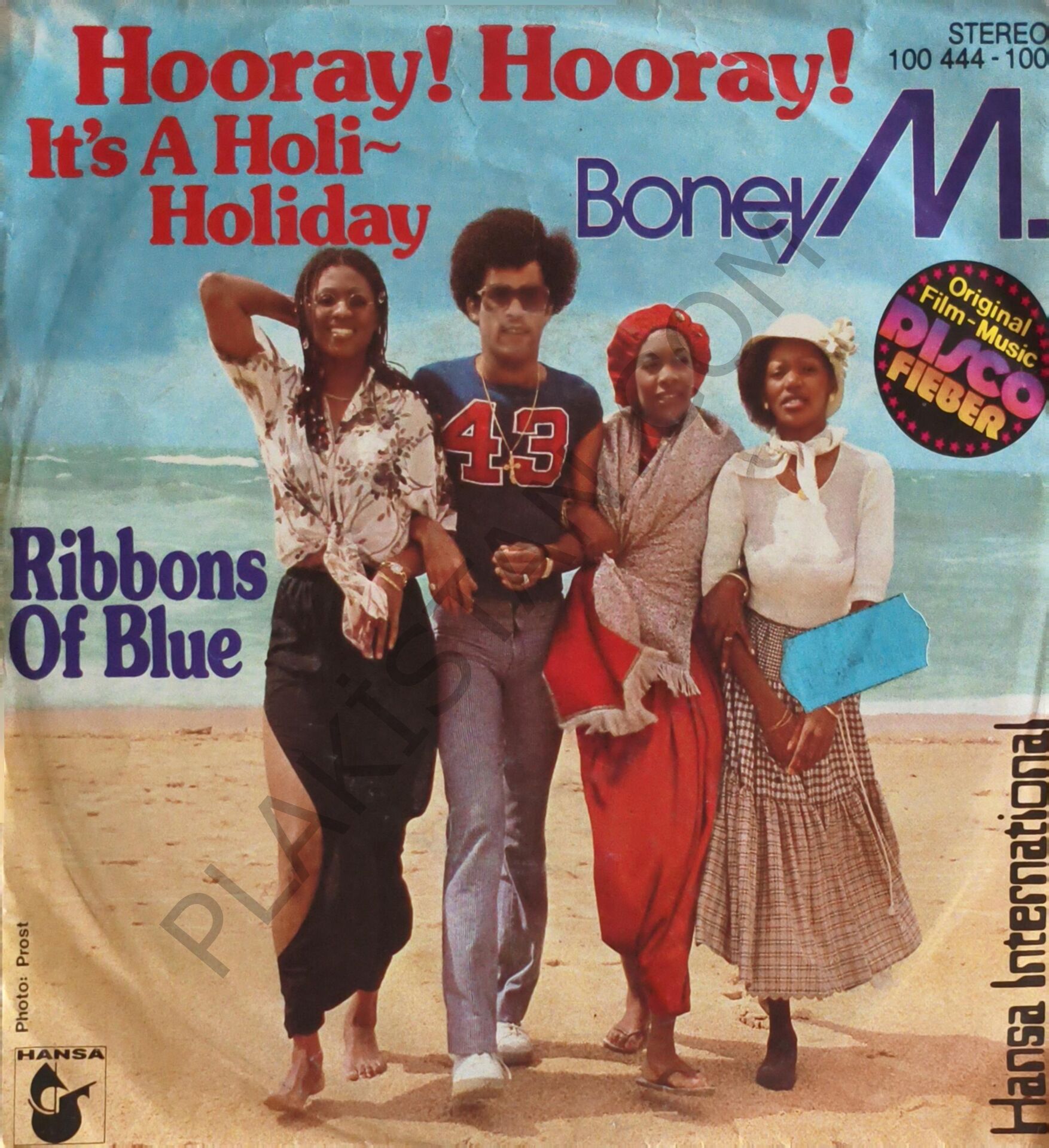 Boney M. – Hooray! Hooray! It's A Holi-Holiday 45 LİK PLAK