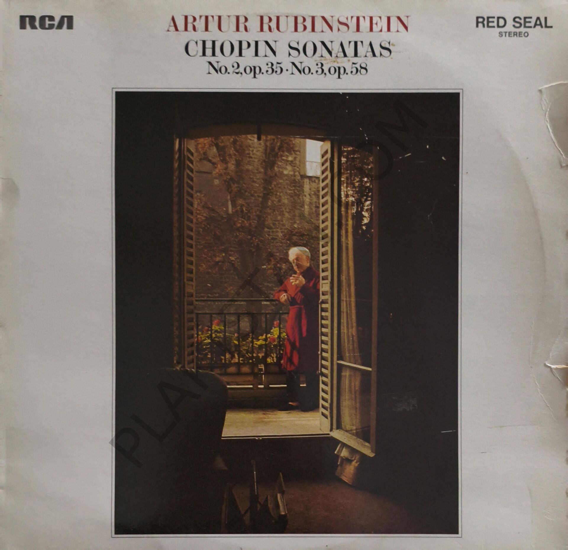 Artur Rubinstein* – Chopin Sonatas ''Funeral March'' and B Minor LP PLAK