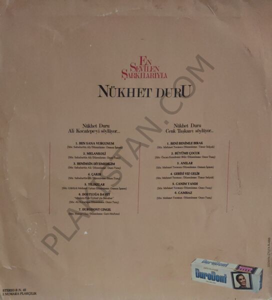 Nükhet Duru En Sevilen Şarkılarıyla LP
