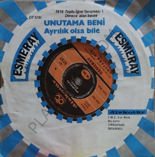 Esmeray Unutama Beni 45lik