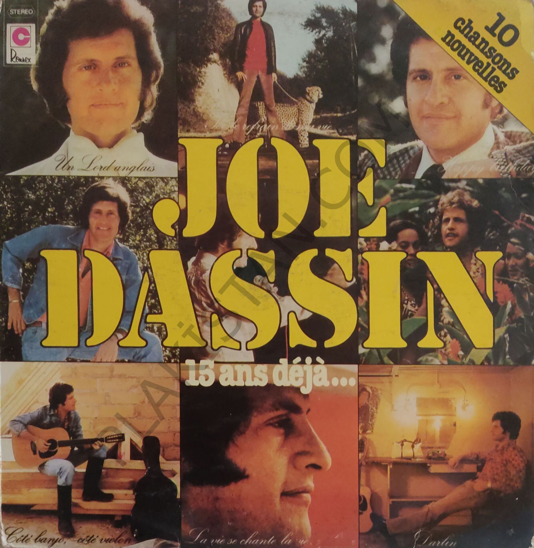 Joe Dassin 15 Ans Deja LP PLAK