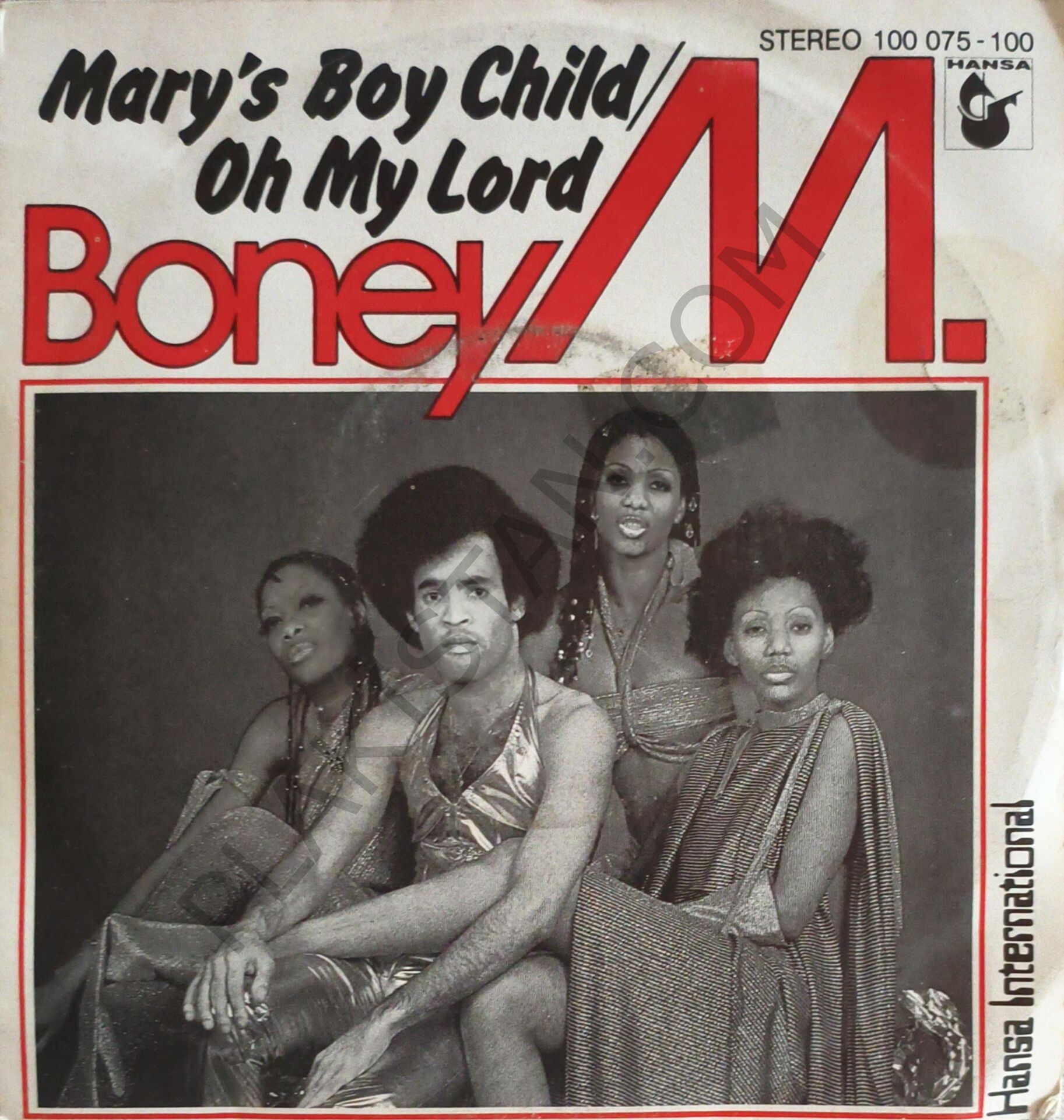 Boney M. – Mary's Boy Child / Oh My Lord 45 LİK PLAK