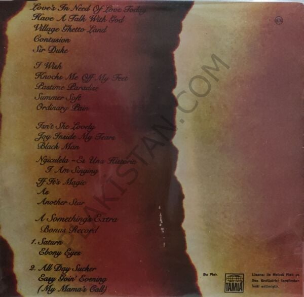 Stevie Wonder – Songs In The Key Of Life (2LP) - PLAK