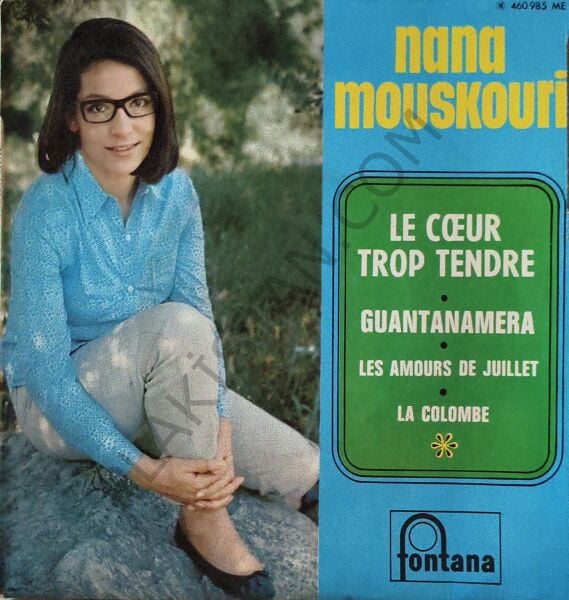 Nana Mouskouri – Le Cœur Trop Tendre 4 ŞARKI EP  PLAK