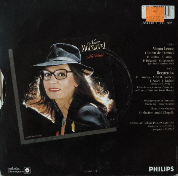 Nana Mouskouri – Mama Leone 45 LİK PLAK