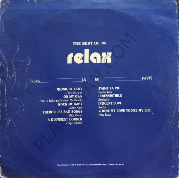 The Best Of '86 Relax Slow LP PLAK