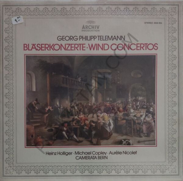 Georg Philipp Telemann - Heinz Holliger · Michael Copley · Aurèle Nicolet, Camerata Bern – Bläserkonzerte · Wind Concertos LP PLAK
