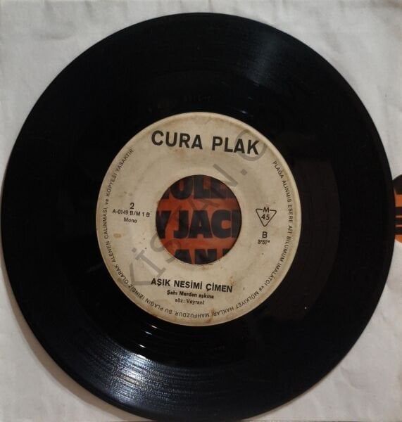 Aşık Nesimi Çimen & Dinleseydin dostum 45 LİK PLAK