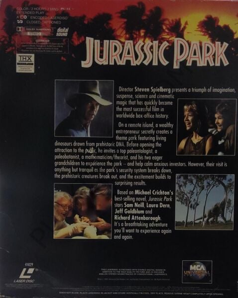 Jurassic Park - LAZERDİSC