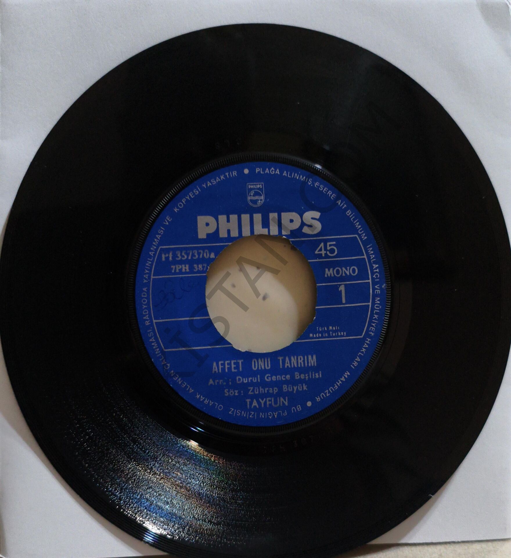 Tayfun & Affet onu Tanrım 45 LİK PLAK