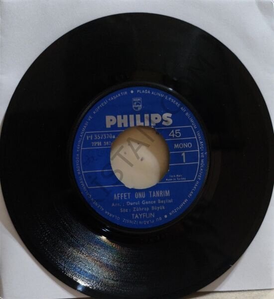 Tayfun & Affet onu Tanrım 45 LİK PLAK