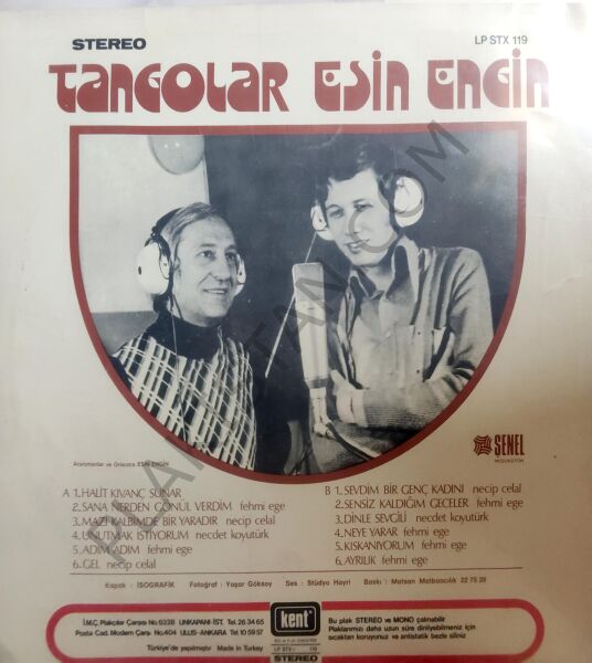 Esin Engin Tangolar (Halit Kıvanç Sunar) LP