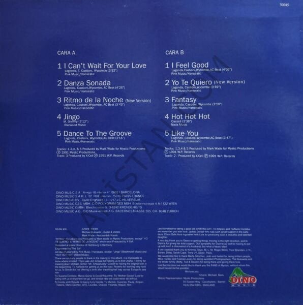 Mystic – Ritmo De La Noche (New Version) LP PLAK