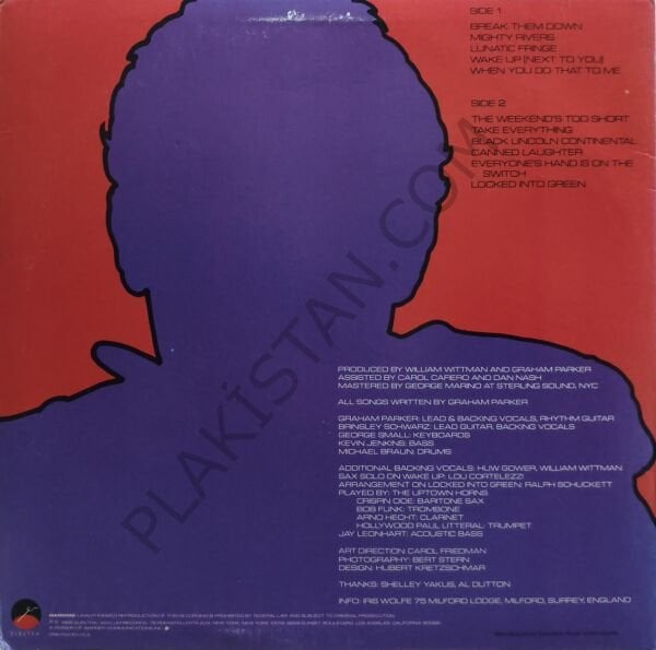 Graham Parker And The Shot – Steady Nerves LP PLAK