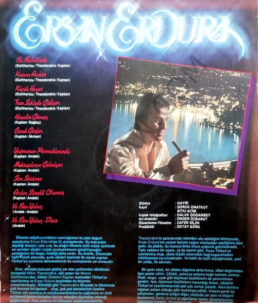 Ersan Erdura Ve Ben Yalnız LP PLAK