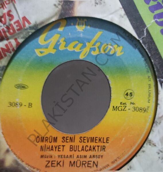 Zeki Müren  Gözleri Aşka Gülen 45lik