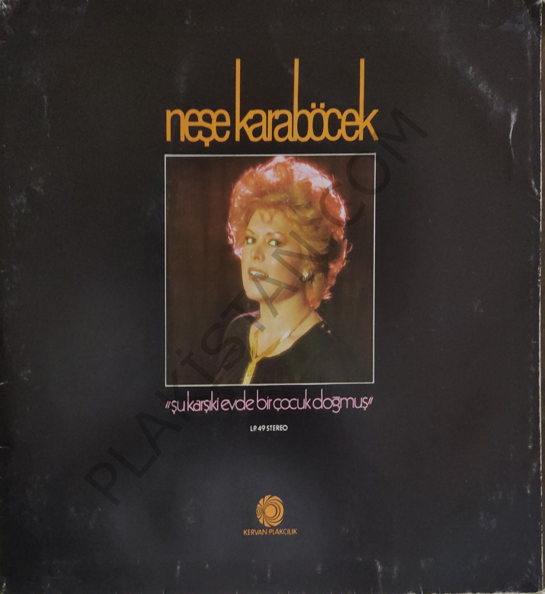 Neşe Karaböcek Şu Karşıki Evde Bir Çocuk Doğmuş LP PLAK