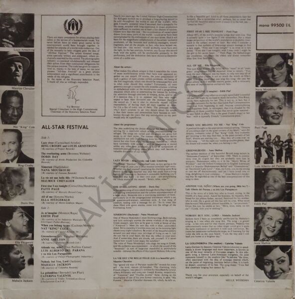 All-Star Festival LP PLAK