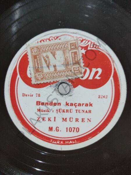Zeki Müren - Sırma Saçlı 78 devir taş plak