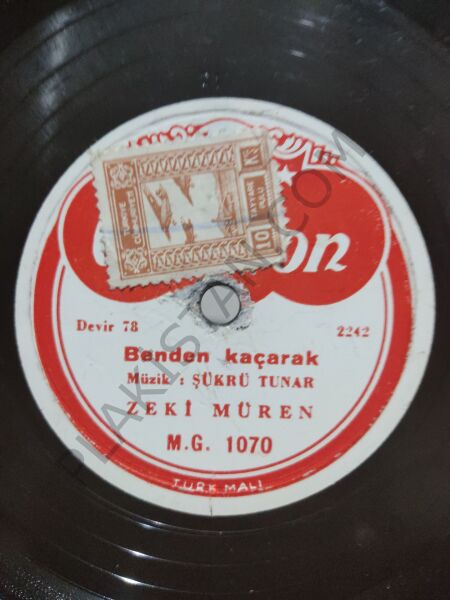 Zeki Müren - Sırma Saçlı 78 devir taş plak