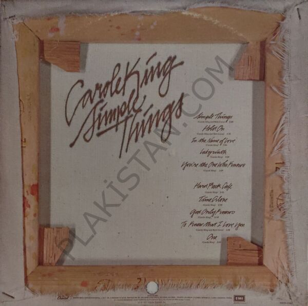 Carole King ‎– Simple Things LP PLAK