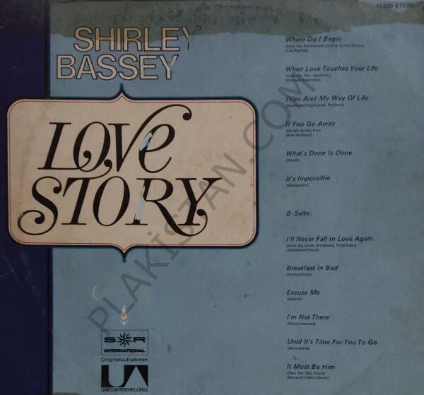 Shirley Bassey Greatest Hits LP PLAK