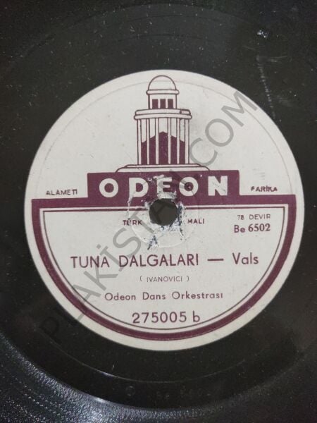 Viyana Bohem Orkestrası -Tuna Dalgaları - 78 devir taş plak