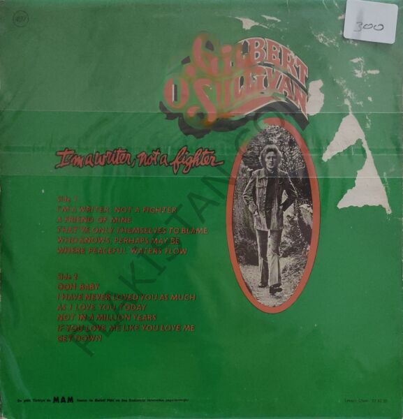 Gilbert O'Sullivan I'm A Writer Not A Fighter LP PLAK