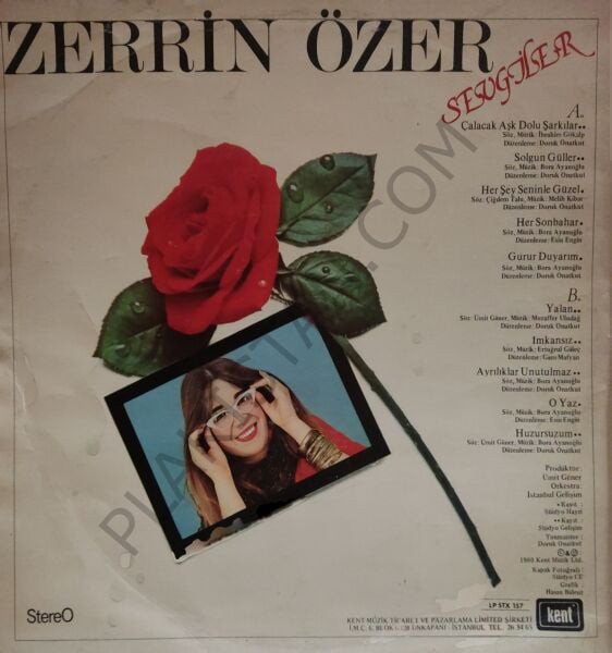 Zerrin Özer Sevgiler LP PLAK