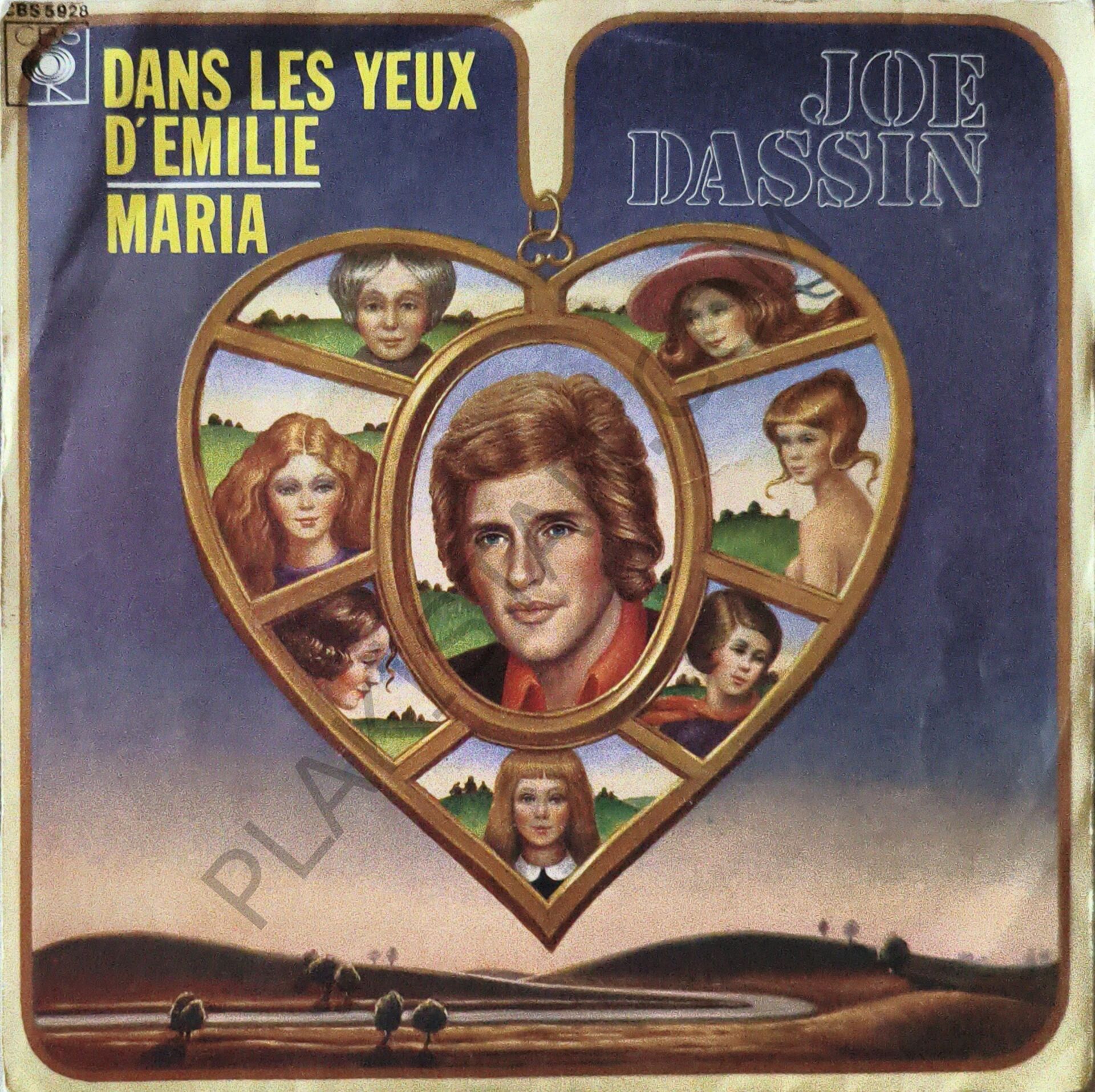 Joe Dassin – Dans Les Yeux D'Emilie / Maria 45 LİK PLAK