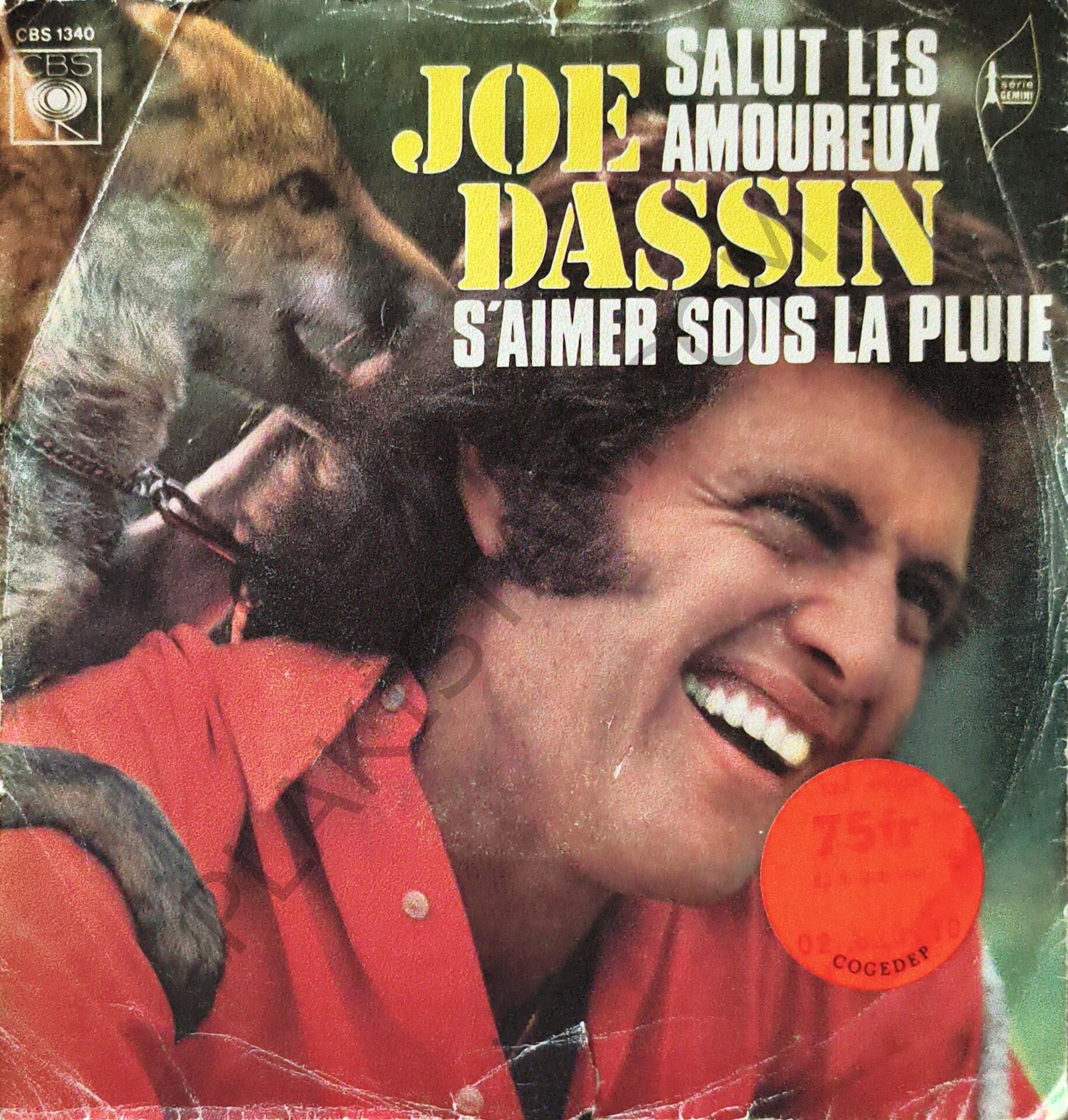 Joe Dassin – Salut Les Amoureux / S'Aimer Sous La Pluie 45 LİK PLAK