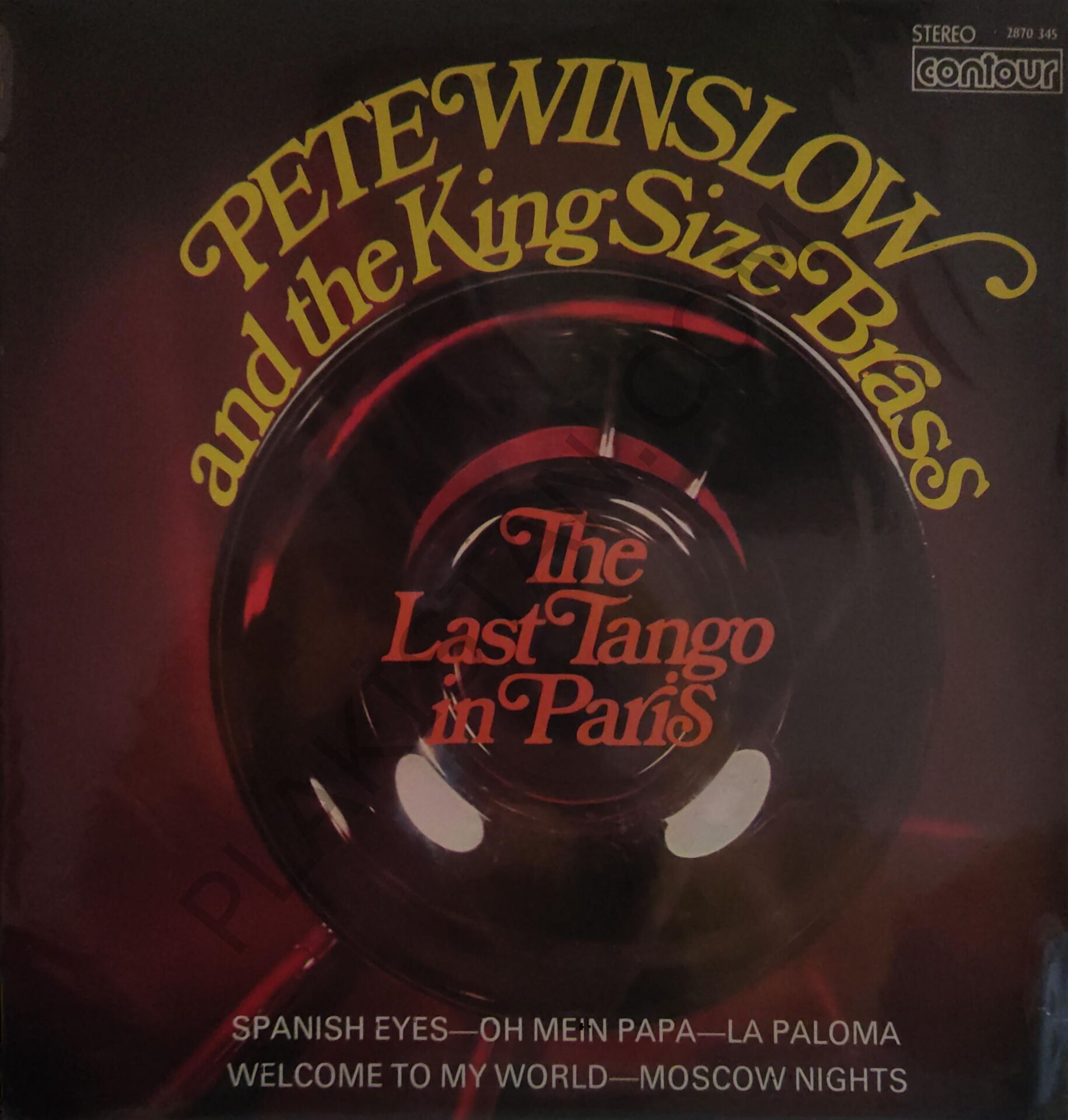 Pete Winslow The Last Tango In Paris UK Vinyl LP PLAK