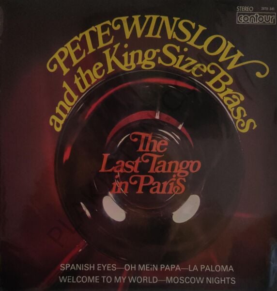 Pete Winslow The Last Tango In Paris UK Vinyl LP PLAK