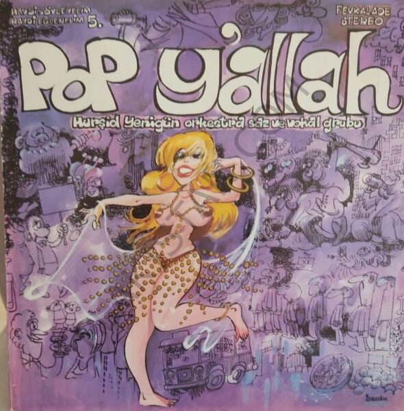 Hurşid Yenigün Orkestra Saz Ve Vokal Grubu Pop Y'allah LP PLAK