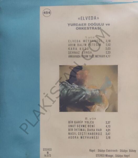 Yurdaer Doğulu & Elveda  LP PLAK